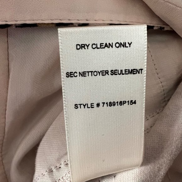 Rebecca Taylor Leopard Print Velvet High Waist Skinny Ankle Pants size 2 - Picture 11 of 12